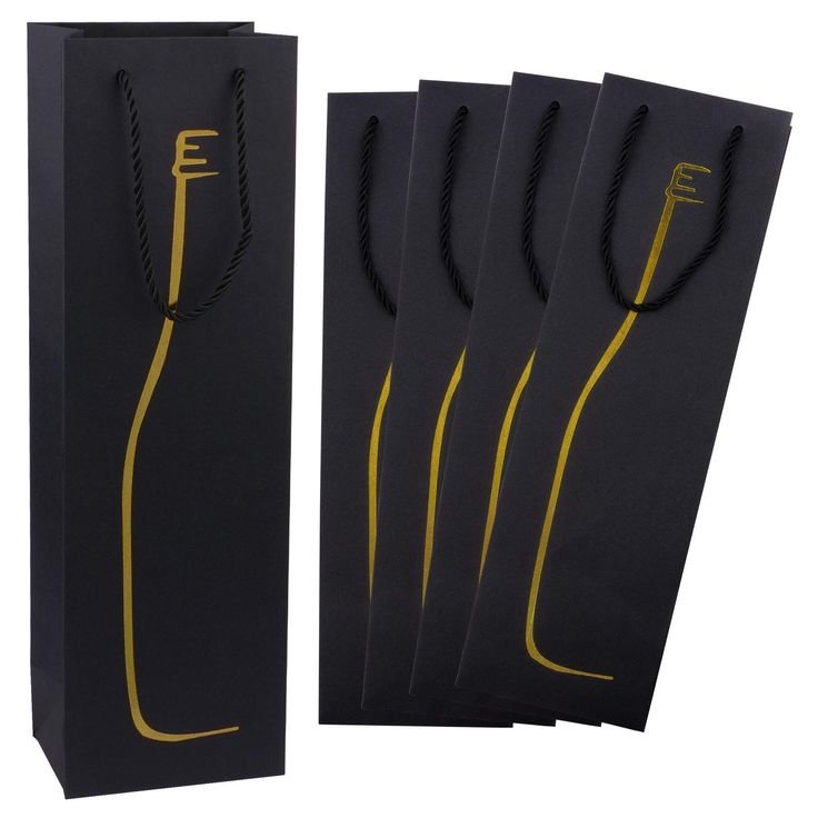 Kraft Wine Bag with Window | Packaging Kraft Wine Bag with Window | Packaging