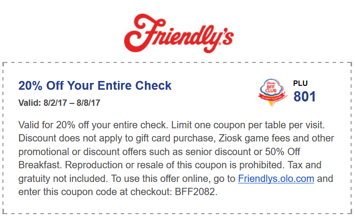 Friendlys August 2021 Coupons and Promo Codes 🛒 Friendlys August 2021 Coupons and Promo Codes 🛒