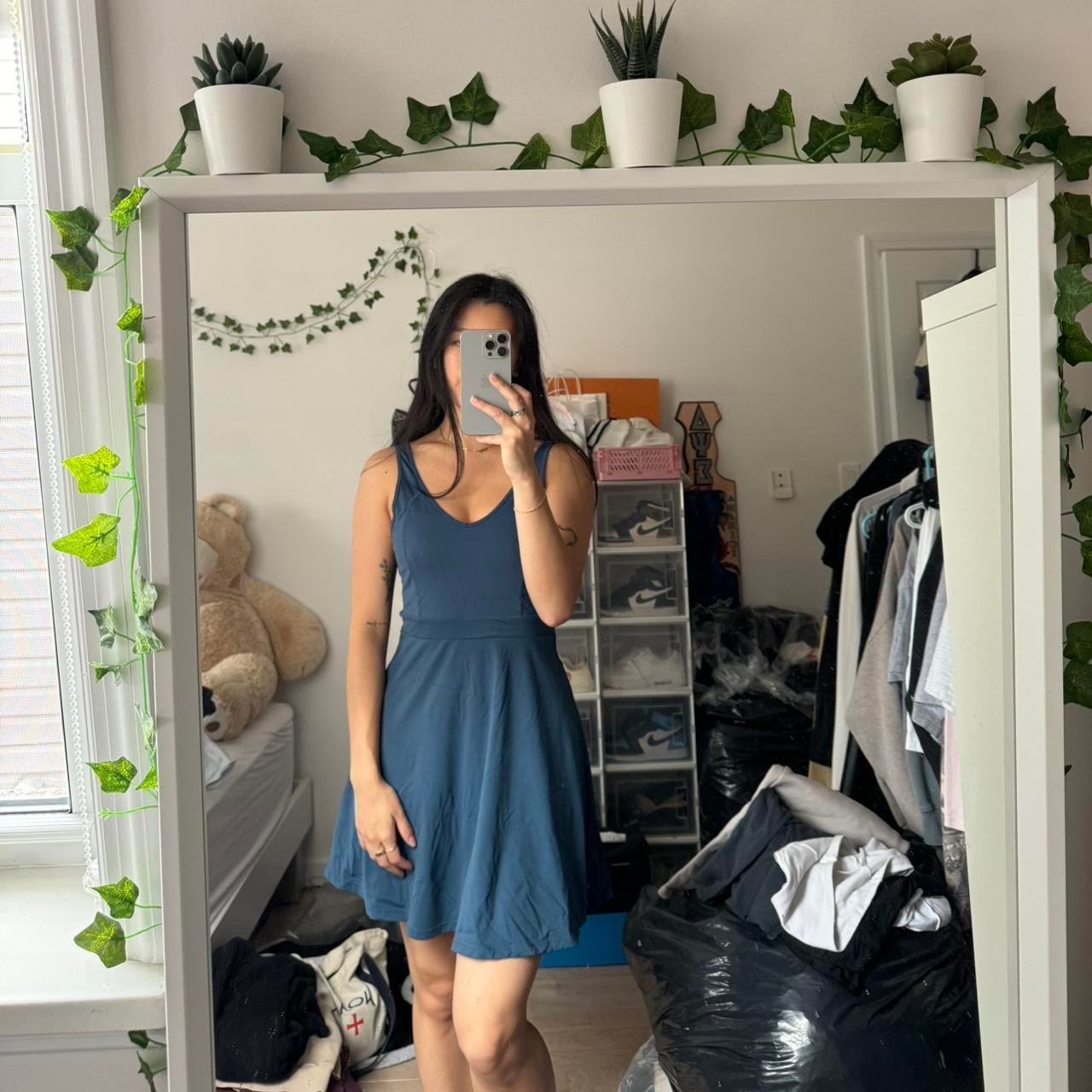 Halara sports dress in navy Has padding | size medium - Depop