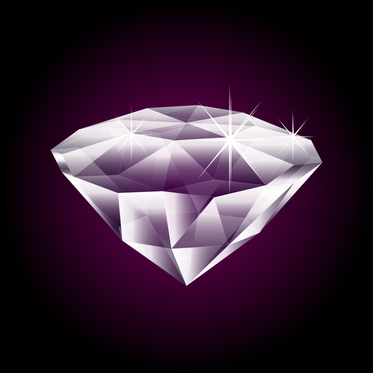 Clipart - Diamond (gemstone), deimantas