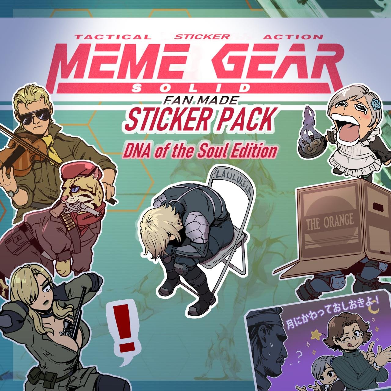 Metal Gear Meme Sticker Pack DNA of the Soul Edition - Etsy Metal Gear Meme Sticker Pack DNA of the Soul Edition - Etsy
