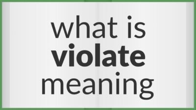 Violate | meaning of Violate - YouTube