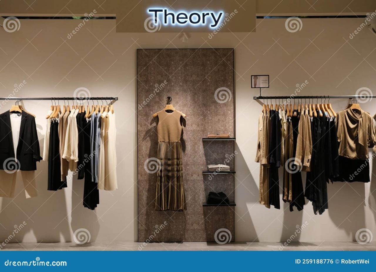 Facade of Theory Clothing Store Editorial Photo - Image of theory, logo ...